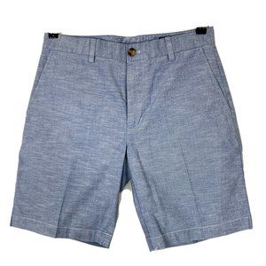 Vineyard Vines Shorts 30 Blue Chambray Breaker 9"